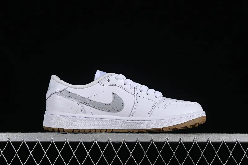 All categories Air Jordan Jordan series basketball shoes Air Jordan 1 Low G version pure original Air Jordan 1 Low Golf AJ1 Joe 1 new golf version raw rubber white DD9315-111